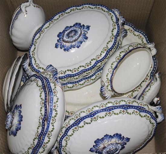 A quantity of Booths Rosette pattern dinnerware